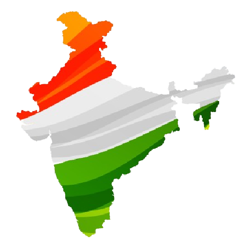 India flag/map