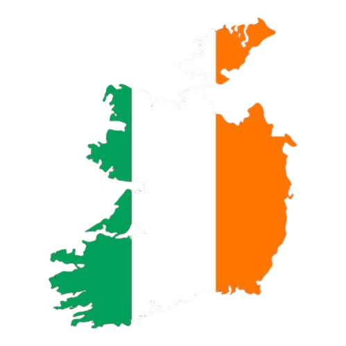 Irland flag/map